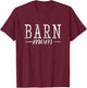 Barn Mom Horse Horses Retro T-Shirt - T-Shirt | Maroon