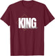 King Jesus, Gospel, Christian T-Shirt - T-Shirt | Maroon