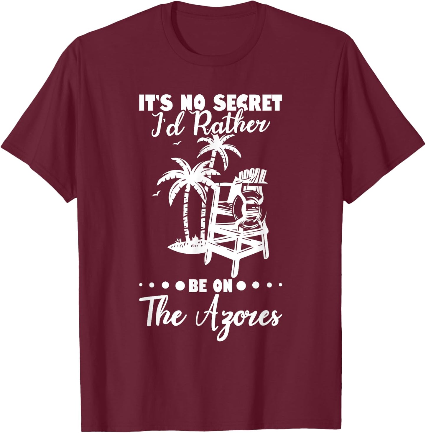 Azores Summer Vacation Family Trip Beach Vacay Azores Women T-Shirt - T-Shirt | Maroon