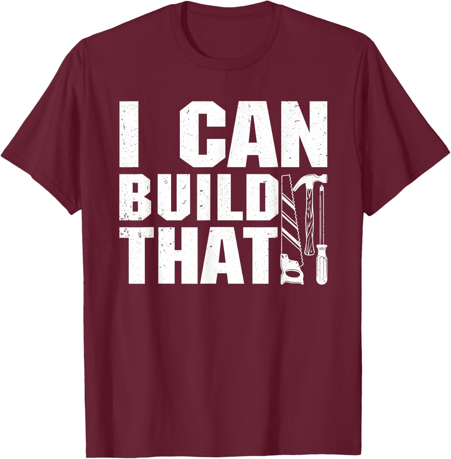 Cool Carpenter Dad Carpenters Woodworker Handyman T-Shirt - T-Shirt | Maroon