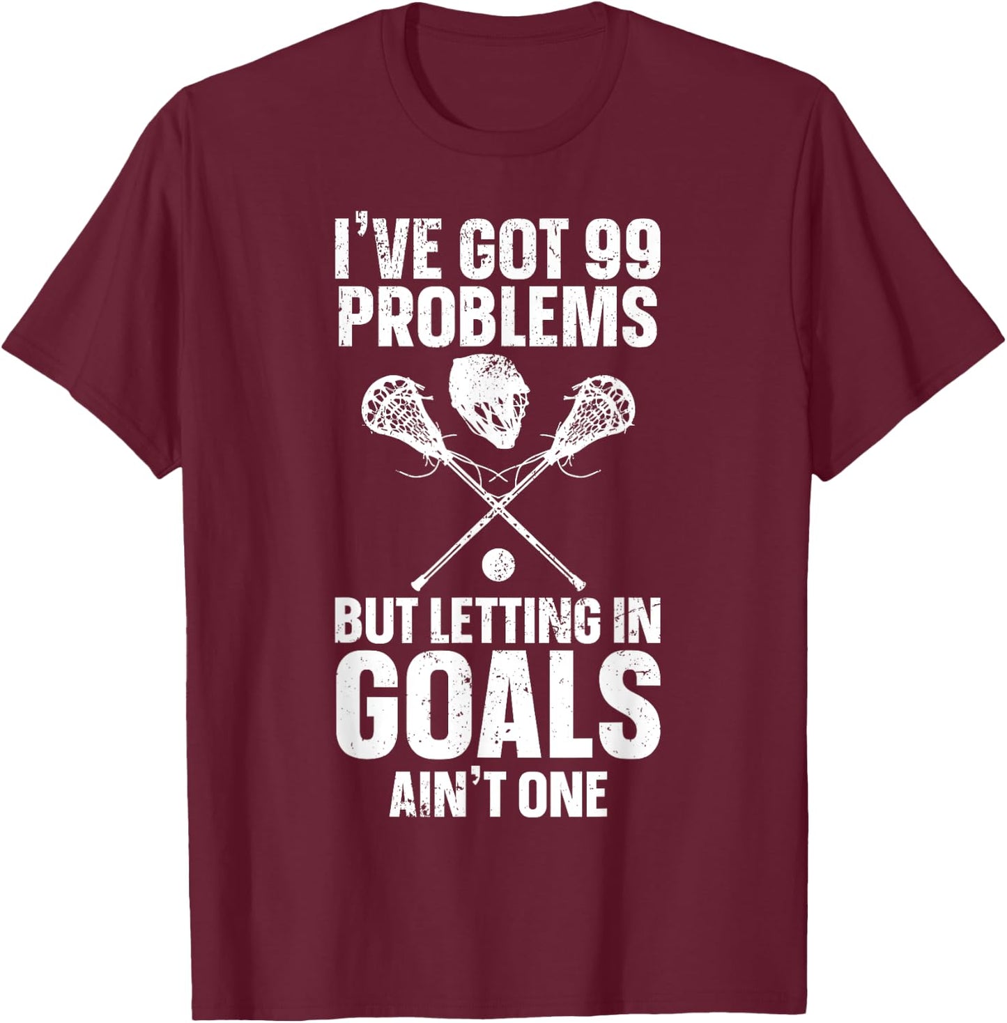 Lacrosse Goalie Lax Goalkeeper Lacrosse Player Definition T-Shirt - T-Shirt | Maroon