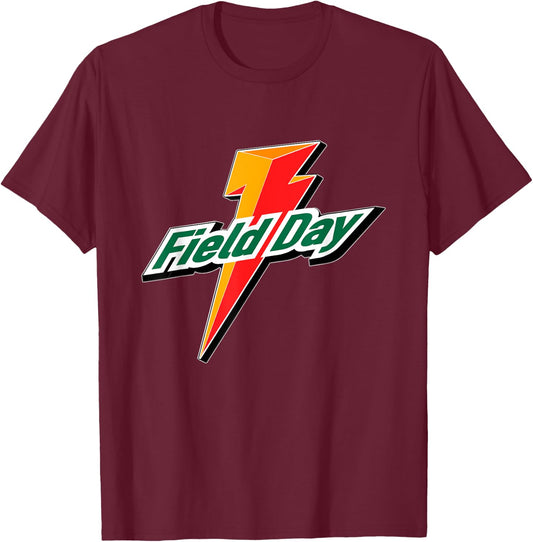 Fun Field-Day, Gym Class, Last-Day of School Gym Teacher T-Shirt - T-Shirt | Maroon