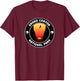 Grand Canyon National Park - Round Badge T-Shirt - T-Shirt | Maroon