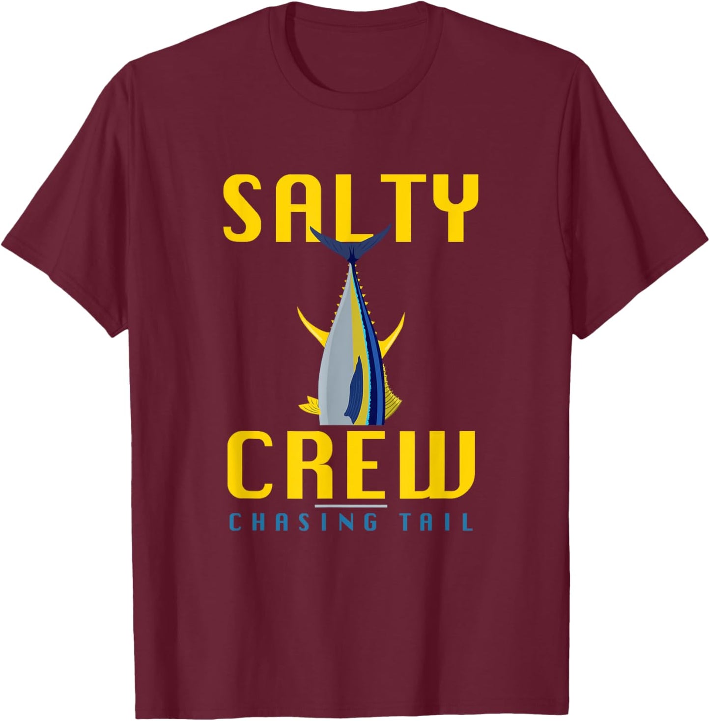 Salty Crew - Chasing Tail T-Shirt - T-Shirt | Maroon