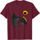 Hyacinth Blue Shirt Macaw Shirt Blue Macaw Shirt Parrot T-Shirt - T-Shirt | Maroon