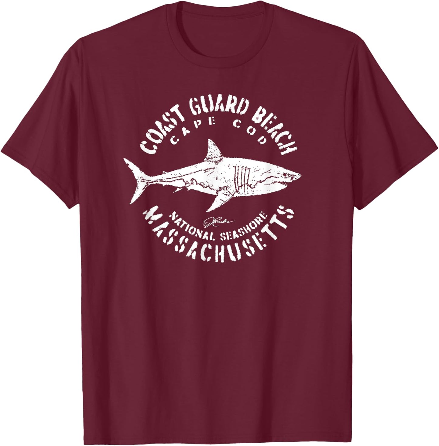 JCombs: Coast Guard Beach, Cape Cod, Massachusetts T-Shirt - T-Shirt | Maroon