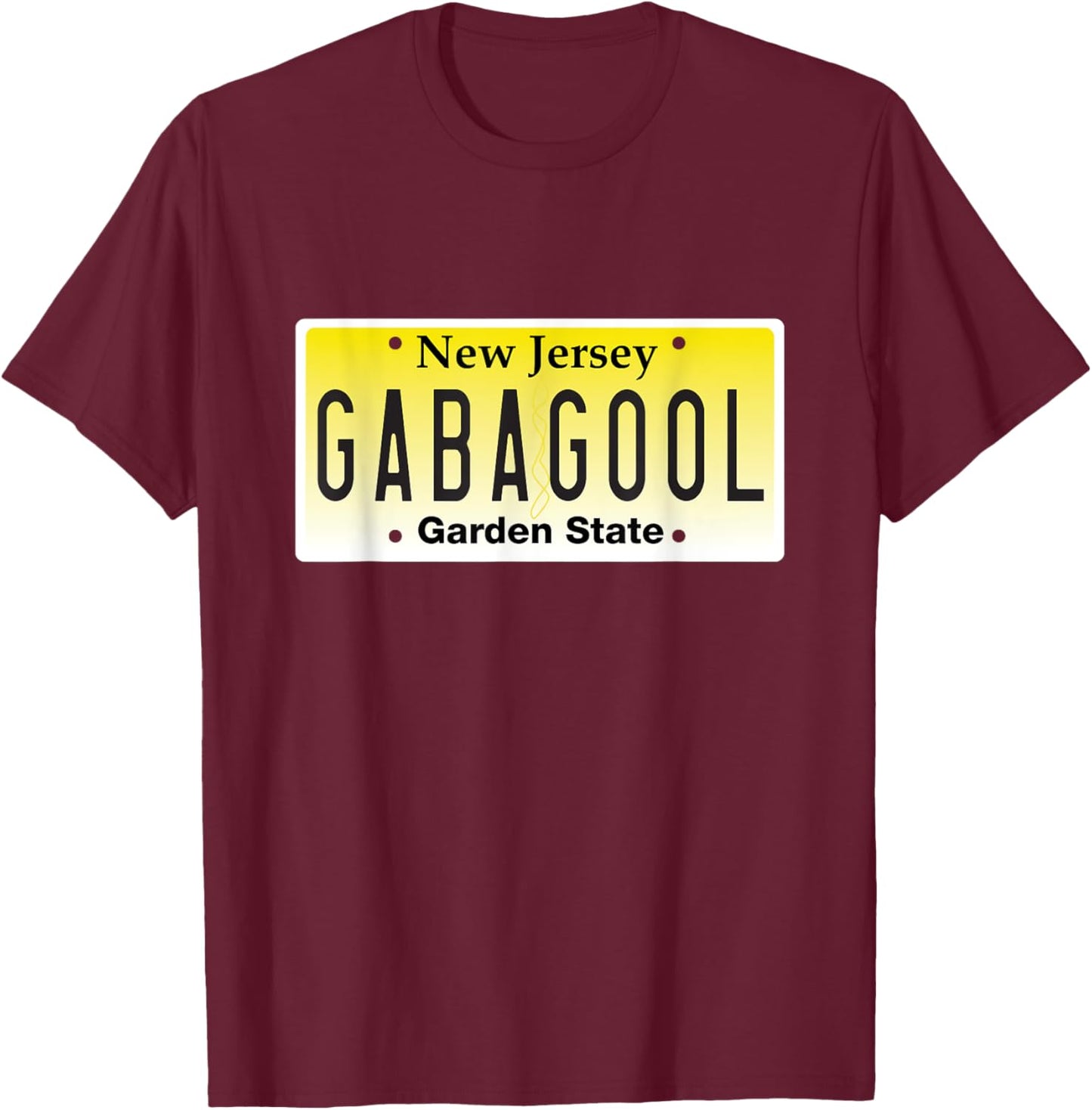 Funny Gabagool Italian American NJ New Jersey Guido T-Shirt - T-Shirt | Maroon