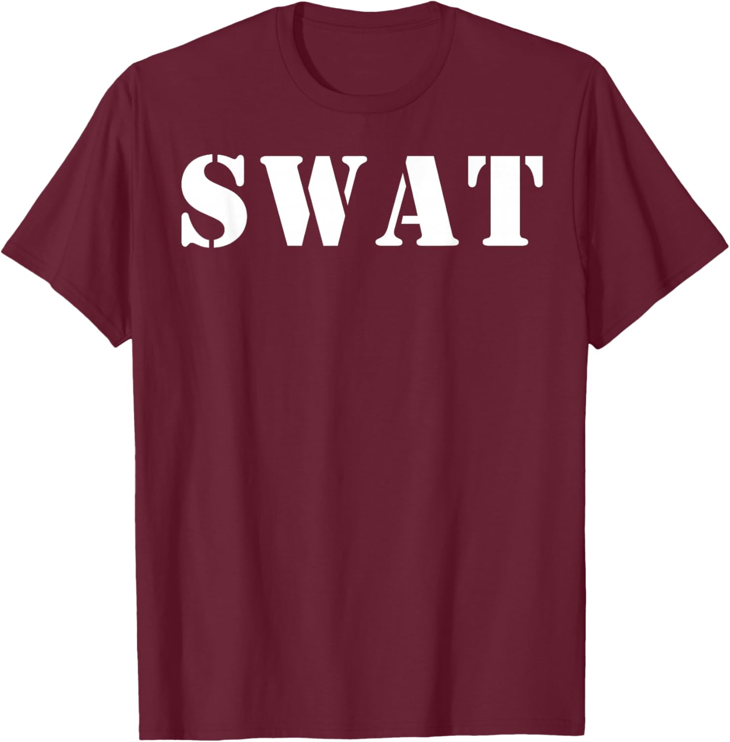 SWAT Team Police Sheriff T-Shirt - T-Shirt | Maroon