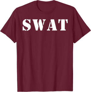 SWAT Team Police Sheriff T-Shirt - T-Shirt | Maroon