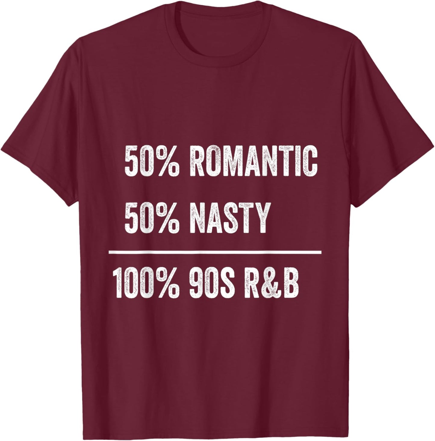 R&B Artist Girls Vintage 90 s r and b Graphic T-Shirt - T-Shirt | Maroon