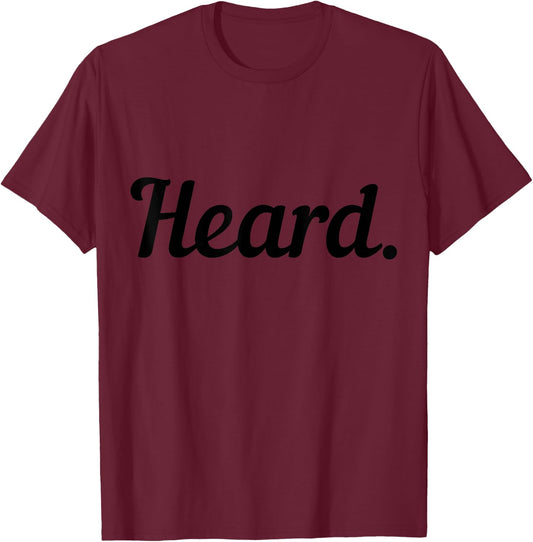 Heard Chef Restaurant Slang Culinary School Cooking T-Shirt - T-Shirt | Maroon