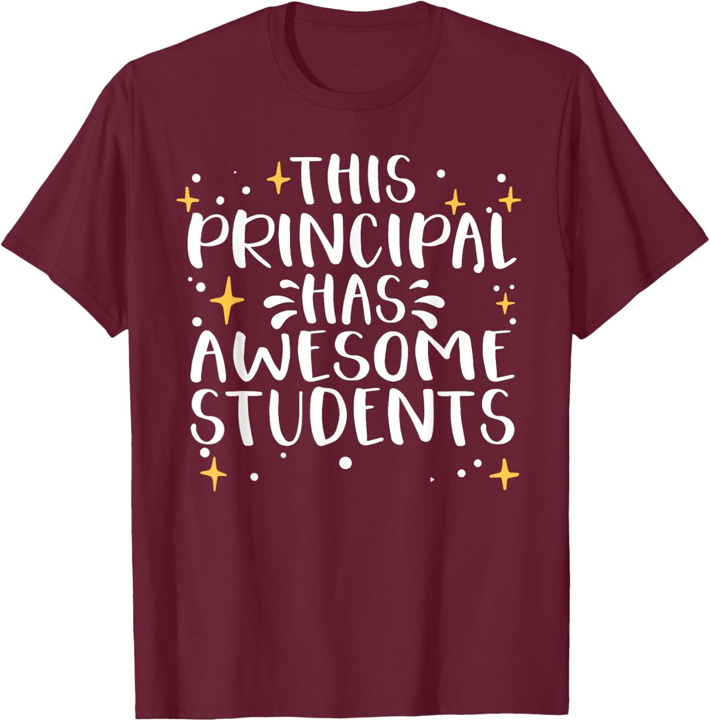Cool Principal Art Women Assistant Principal Teacher T-Shirt - T-Shirt | Maroon
