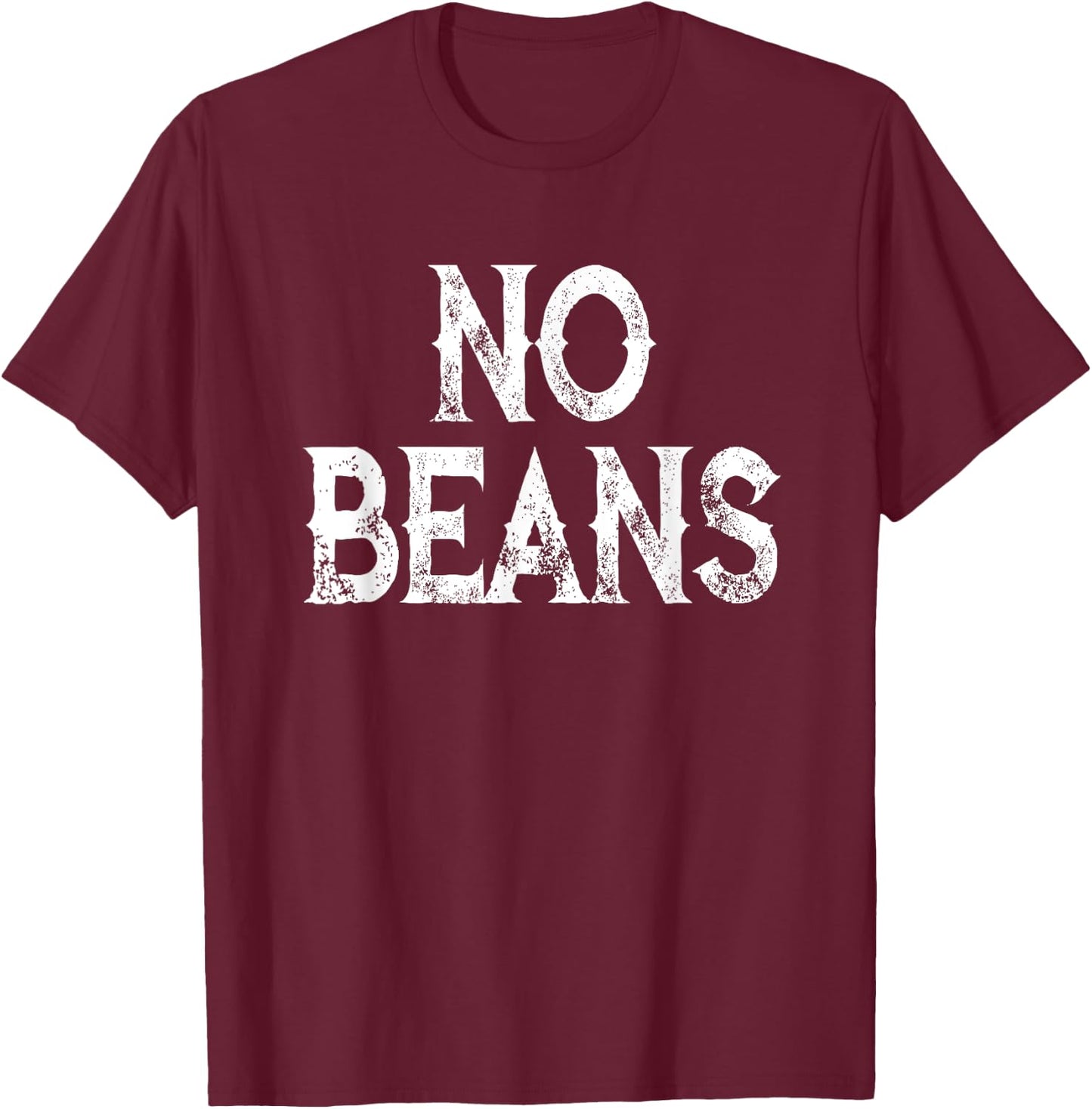 No Beans Proud Texan Chili Recipe T-Shirt - T-Shirt | Maroon