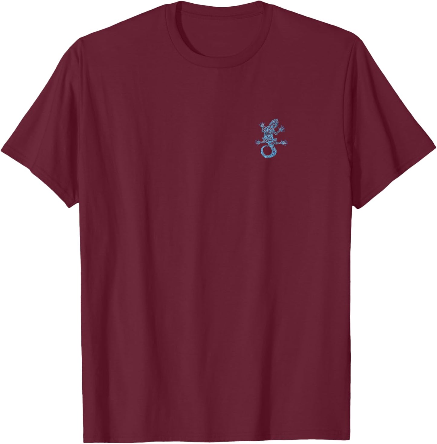 Tribal Hawaiian Gecko T-Shirt - T-Shirt | Maroon