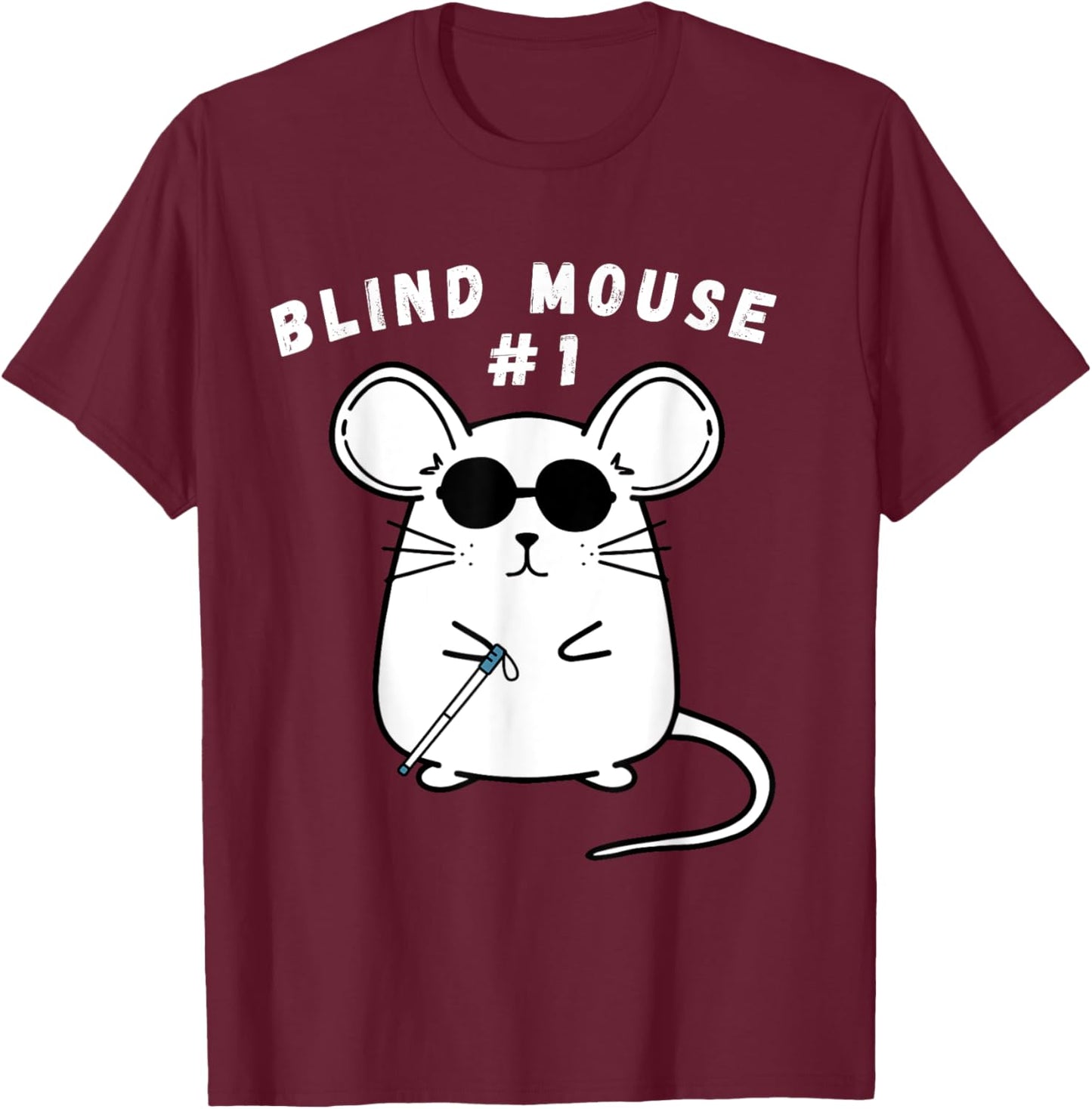 Kawaii Matching Group Outfit #2 3 Three Blind Mice Costumes T-Shirt - T-Shirt | Maroon
