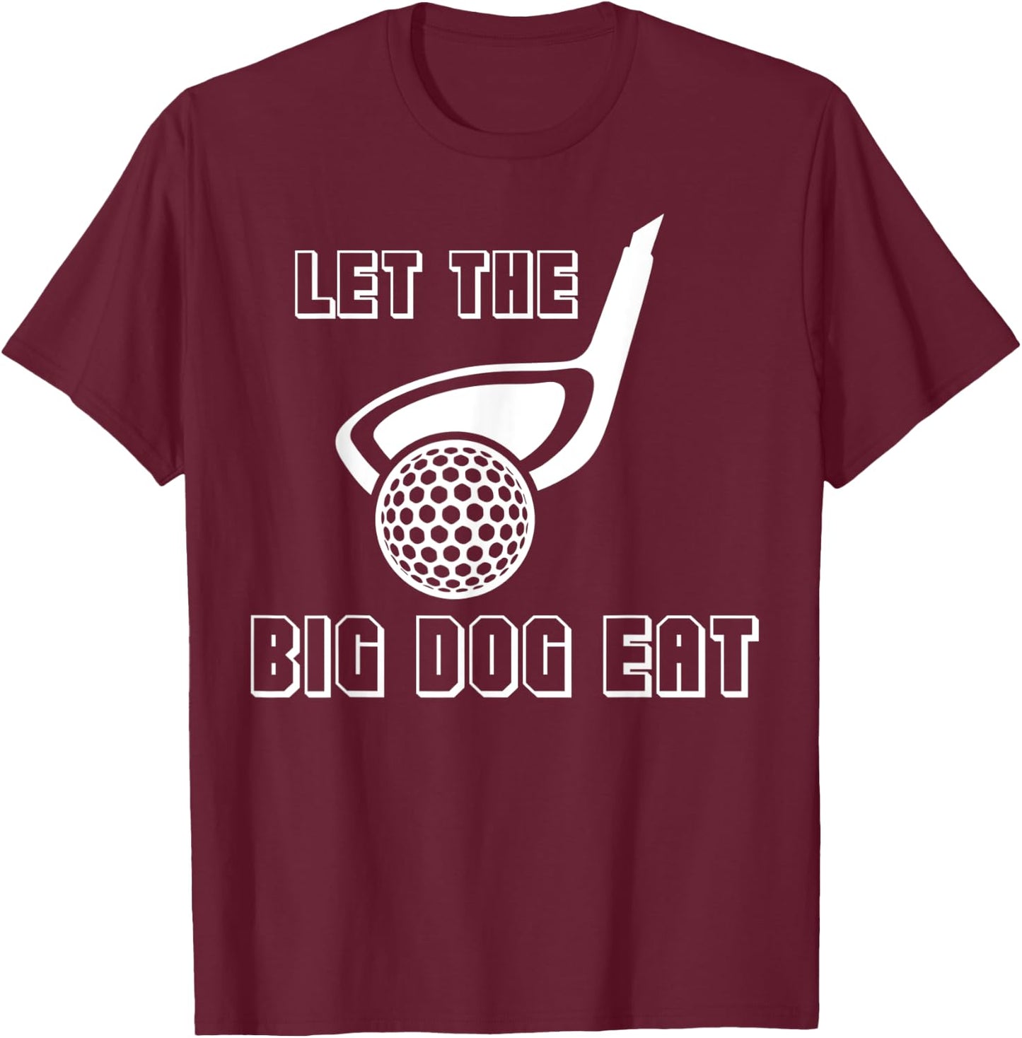 Funny Golfer Birthday Golf Father Day Mother Golf Ball Club T-Shirt - T-Shirt | Maroon