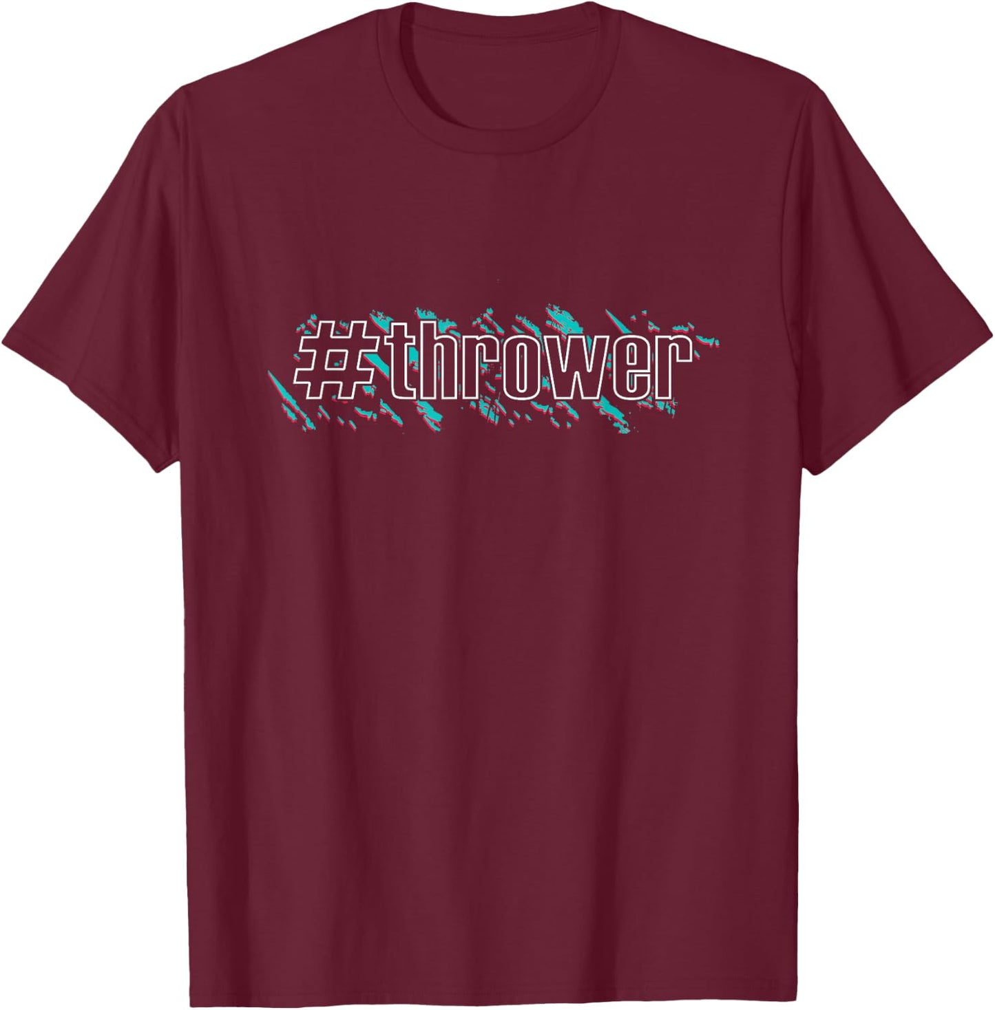 #thrower - Track And Field T-Shirt - T-Shirt | Maroon