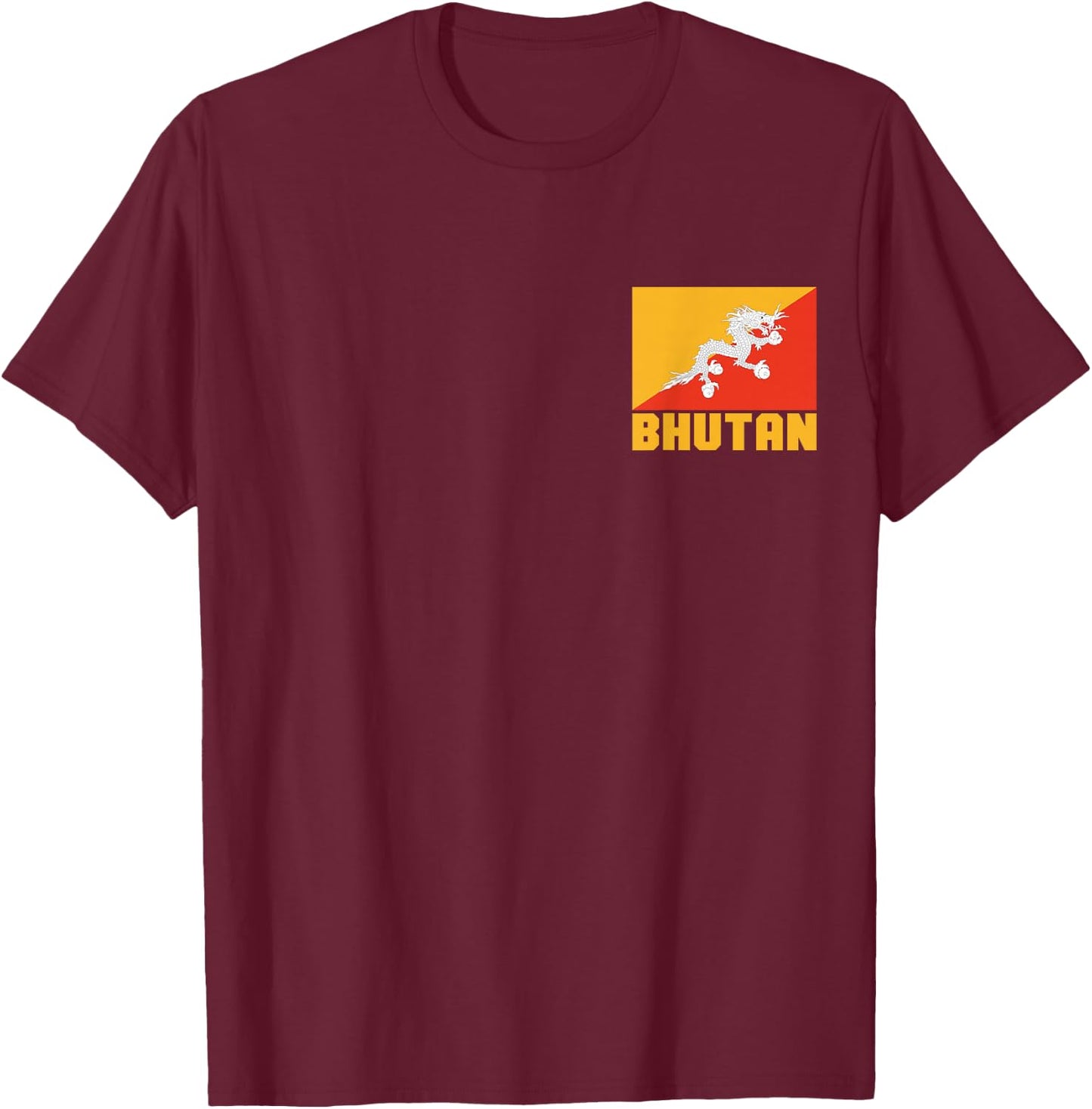 Bhutan T-Shirt - T-Shirt | Maroon