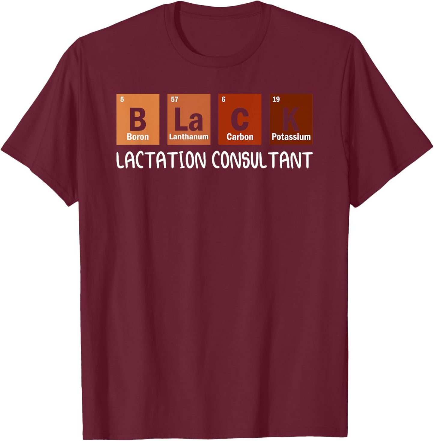 LC Consultant Lactation Consultant Nurses Day T-Shirt - T-Shirt | Maroon