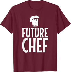 Funny Chef Design Women Culinary Cooking Chef Cook T-Shirt - T-Shirt | Maroon