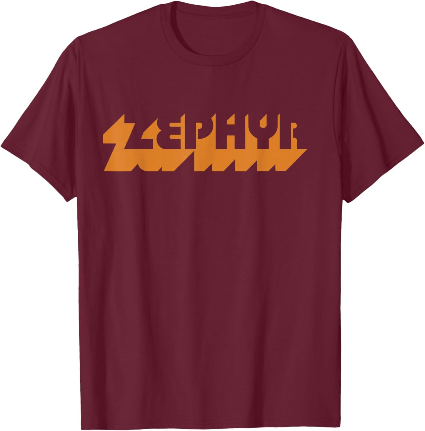 Zephyr Wind Classic Retro Team Vintage Skate Surf Vibe Style T-Shirt - T-Shirt | Maroon