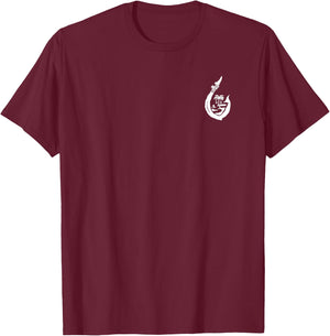 Vintage Chomorro Hook GU Seal - 671 Guam T-Shirt - T-Shirt | Maroon