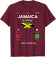 Jamaica calling i must go, jamaica T-Shirt - T-Shirt | Maroon