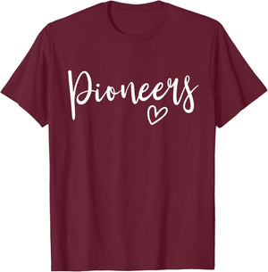 Pioneers School Pioneers Sports Team Women's Pioneers T-Shirt - T-Shirt | Maroon