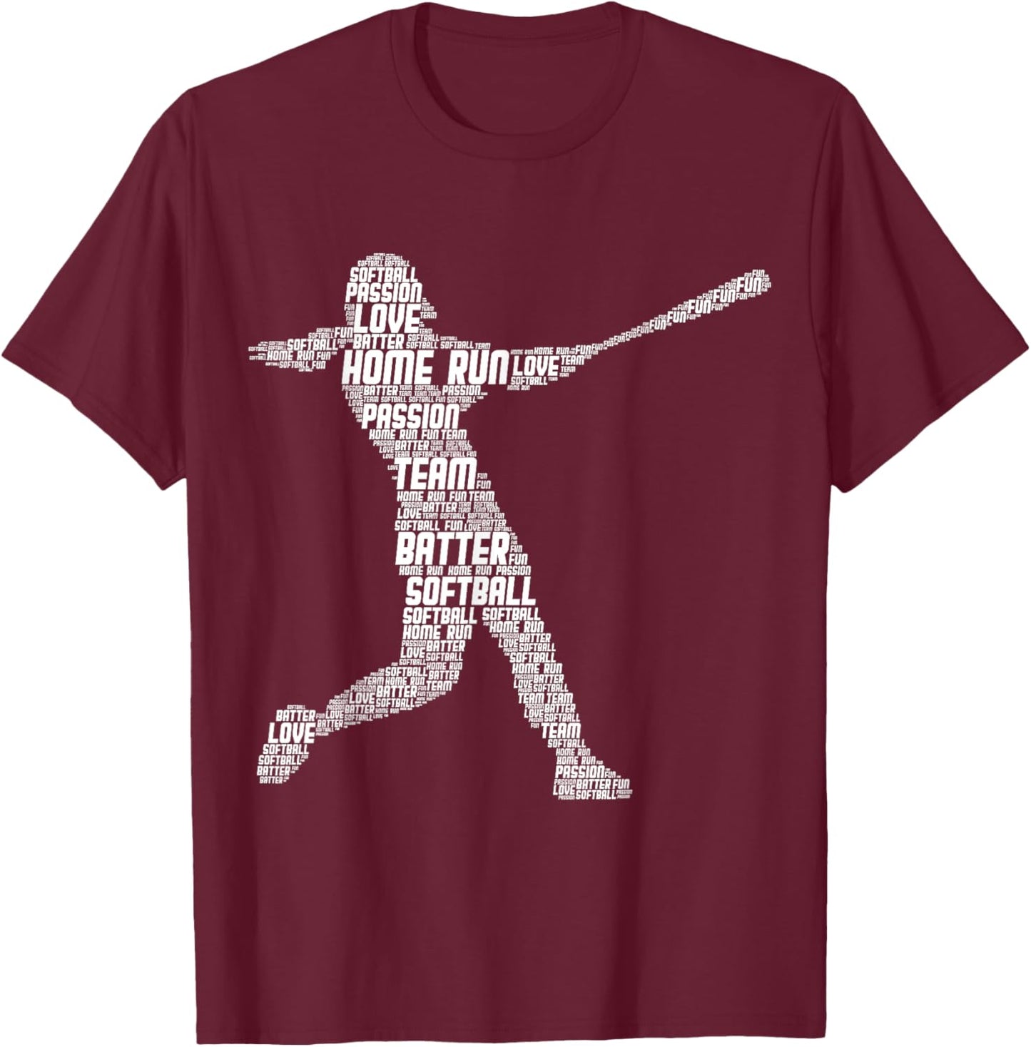 Softball Girl Kids T-Shirt - T-Shirt | Maroon