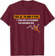 Data Scientist There Are Two Types Of People Data Statistics T-Shirt - T-Shirt | Maroon