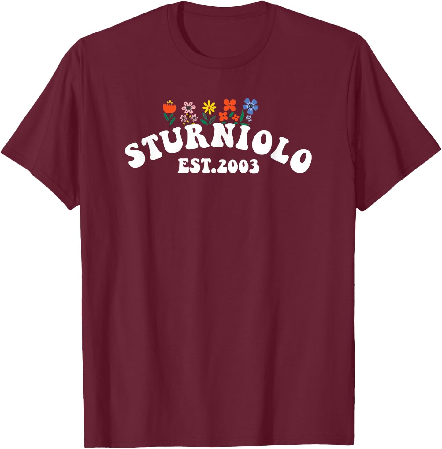 Sturniolo Triplets Women's Black Graphic - Small, Short Sleeve, , Classic Fit T-Shirt - T-Shirt | Maroon