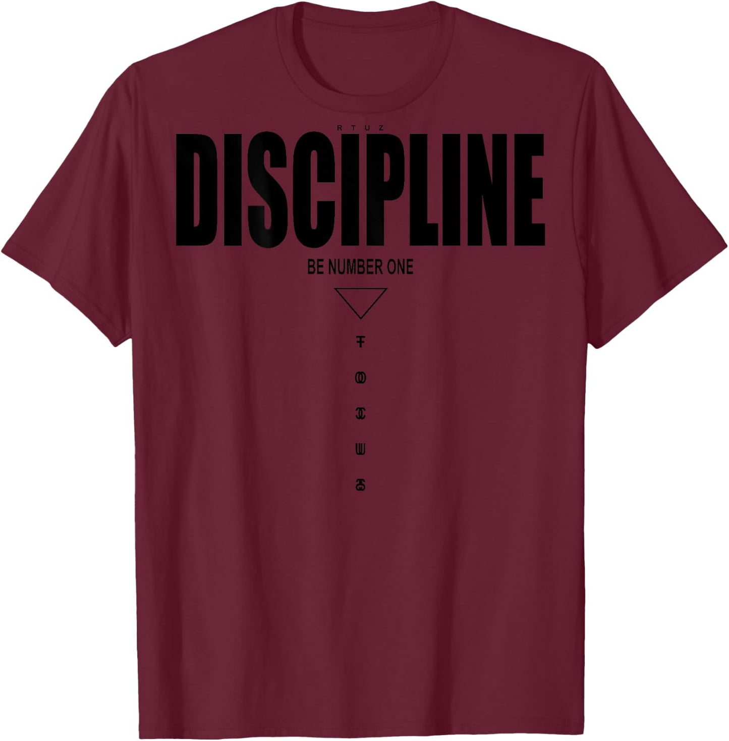 Fitness Quote Y2K Gym Training Back Print Yoga Sport Workout T-Shirt - T-Shirt | Maroon