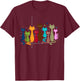 Classic Art Kitten Lover Vintage Artwork Cute Cat T-Shirt - T-Shirt | Maroon