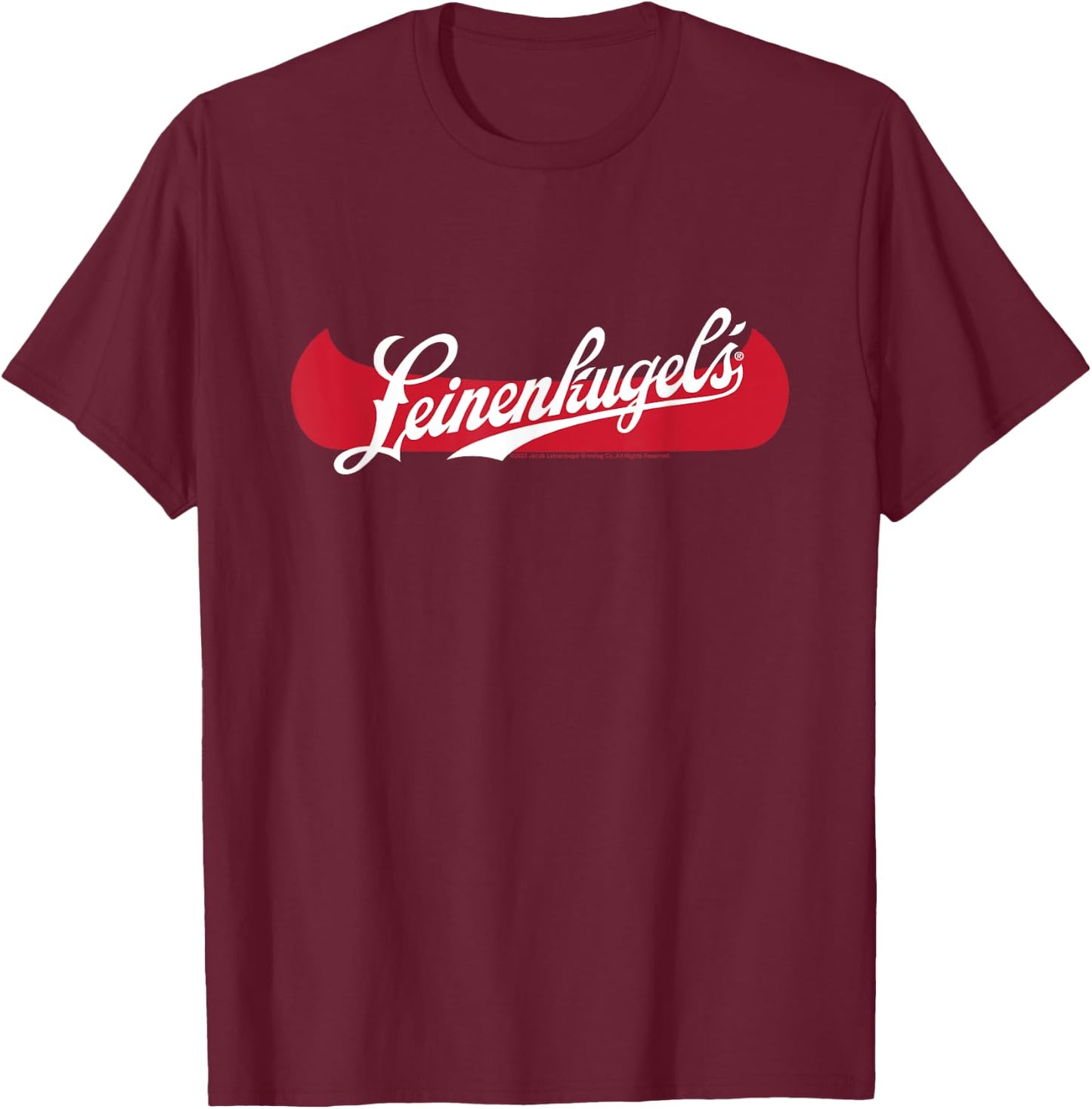 Leinenkugels - Canoe Logo T-Shirt - T-Shirt | Maroon