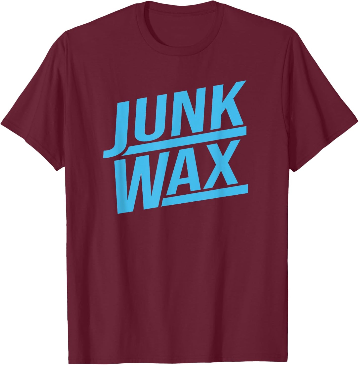 Junk Wax Funny Baseball Card Collector Trading Cards T-Shirt - T-Shirt | Maroon