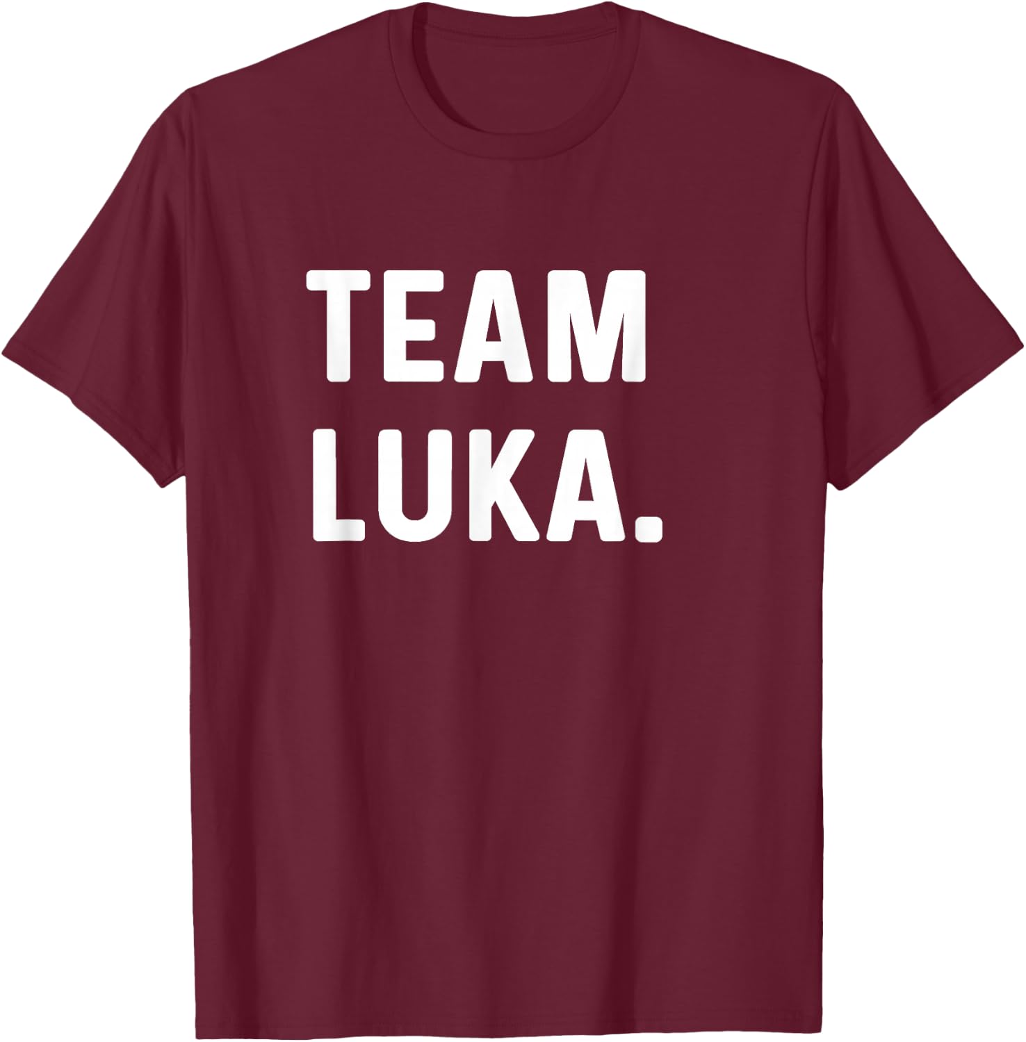 Team Luka T-Shirt - T-Shirt | Maroon