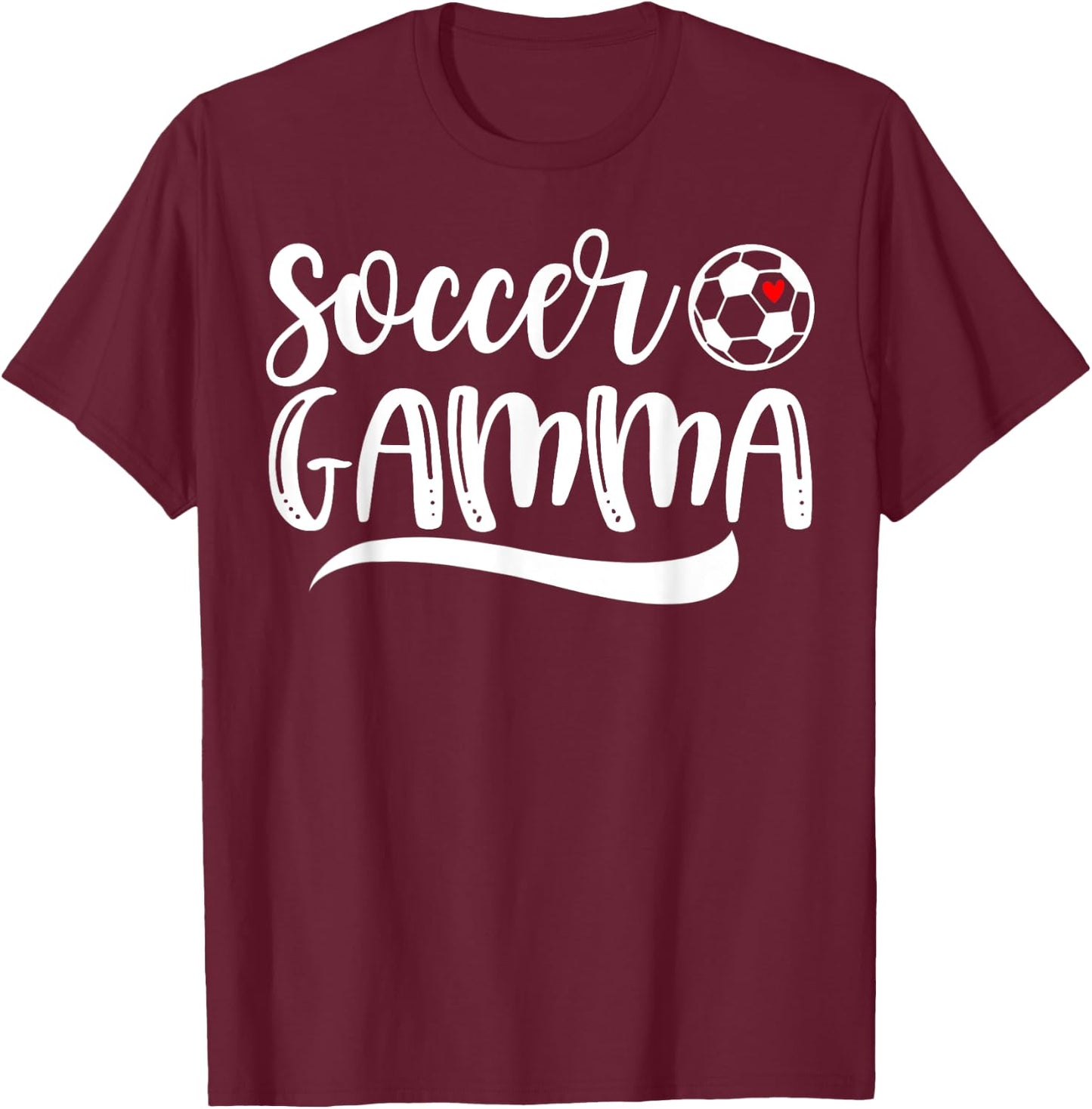 Funny Soccer Gamma Soccer Lover Mother's Day T-Shirt - T-Shirt | Maroon