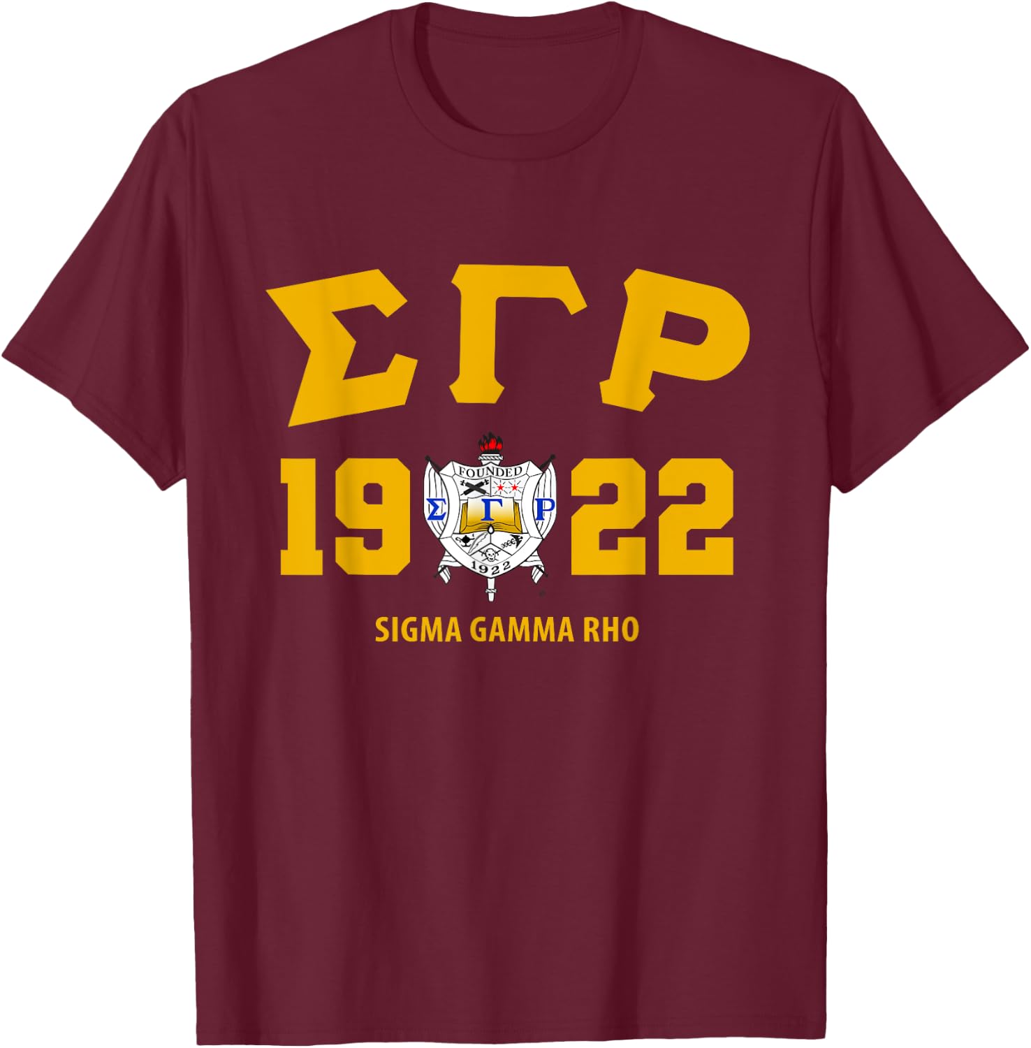 Sigma Gamma Rho Sorority Sisterhood T-Shirt - T-Shirt | Maroon