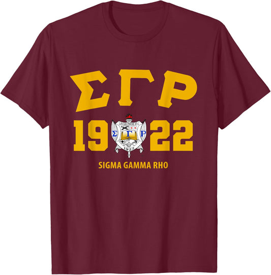 Sigma Gamma Rho Sorority Sisterhood T-Shirt - T-Shirt | Maroon