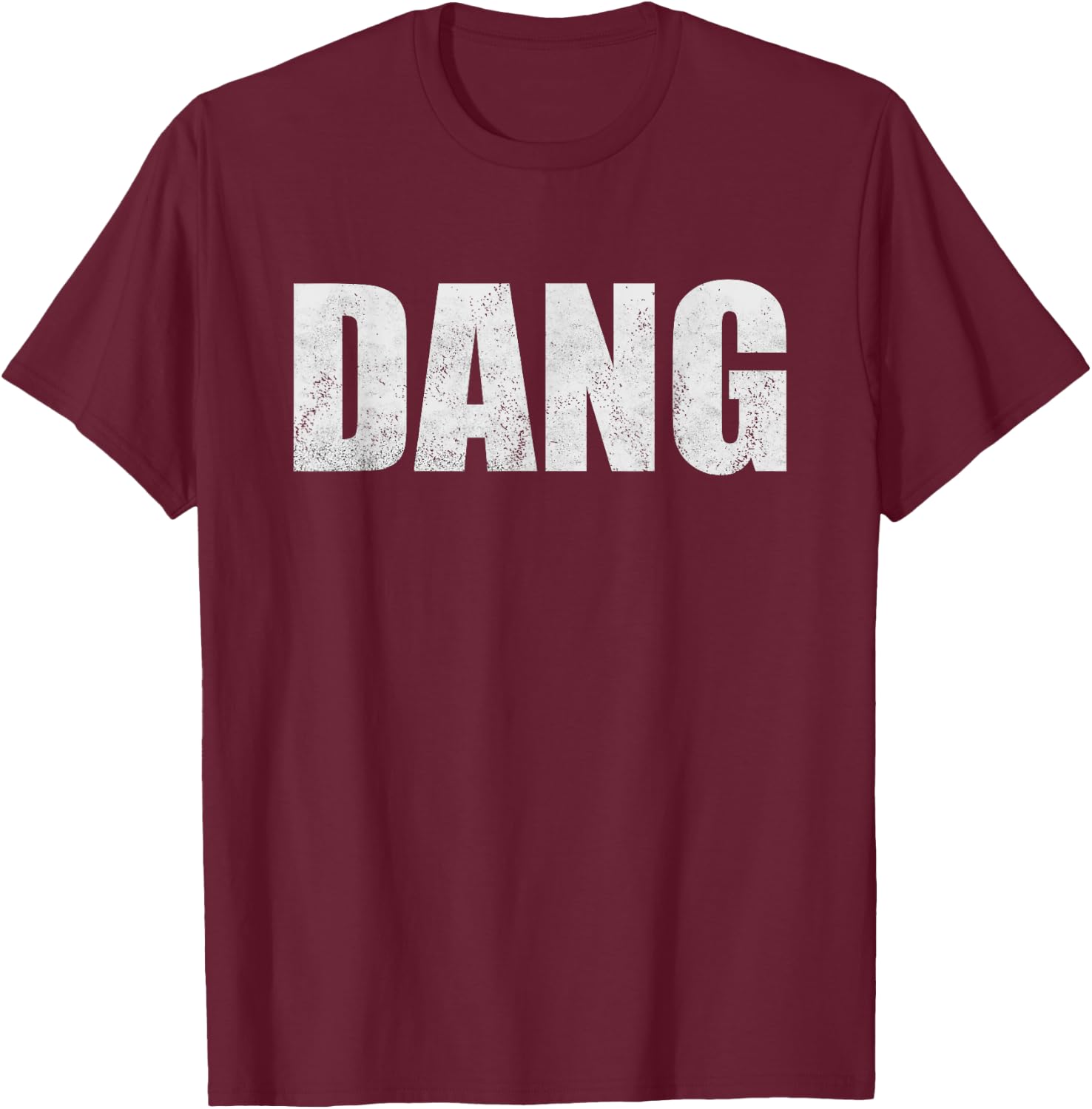 DANG Retro Swearing Colleague Mechanic Swearing Friend Dang T-Shirt - T-Shirt | Maroon