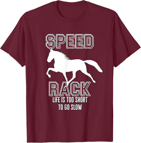 Funny Racking Horse Tennessee Walking Horse Gaited T-Shirt - T-Shirt | Maroon