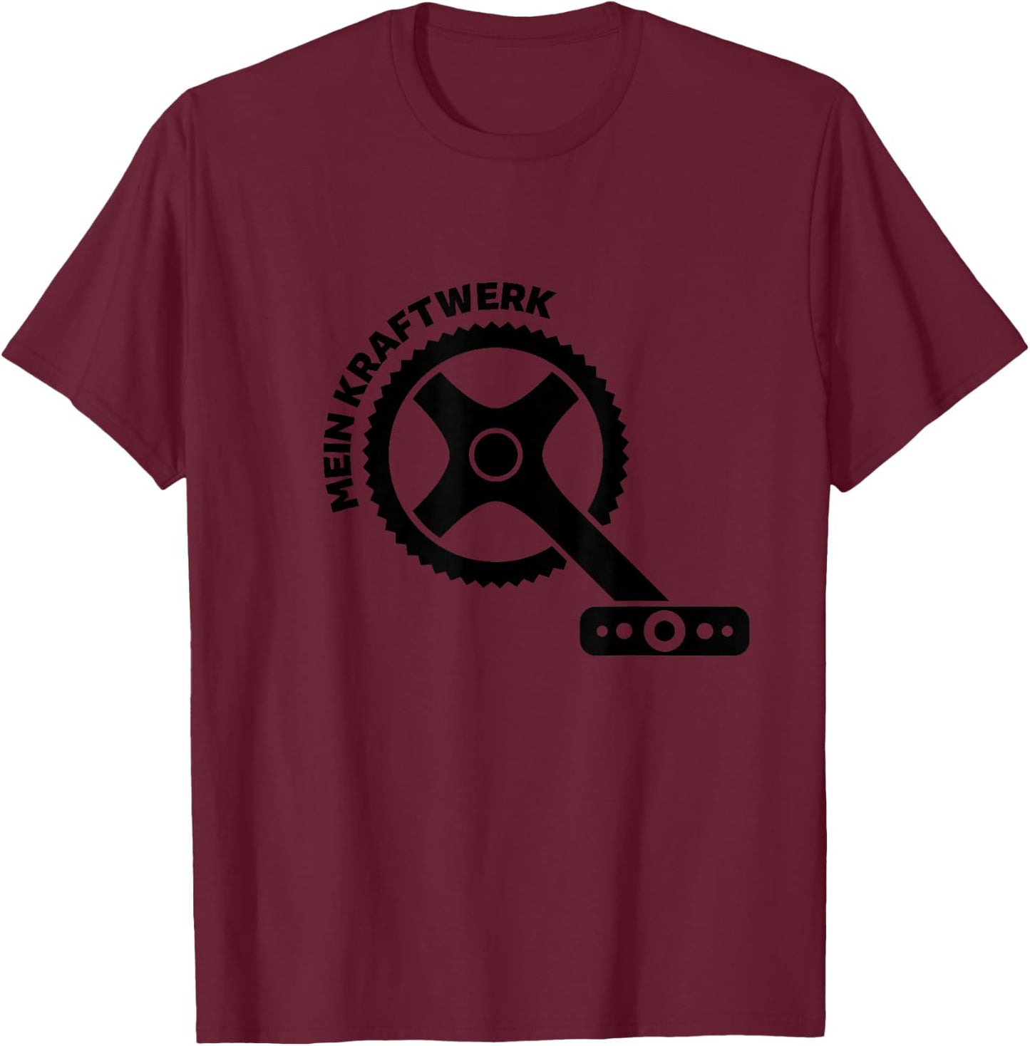 Bicycle - Mein Kraftwerk T-Shirt - T-Shirt | Maroon