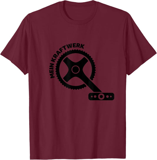 Bicycle - Mein Kraftwerk T-Shirt - T-Shirt | Maroon