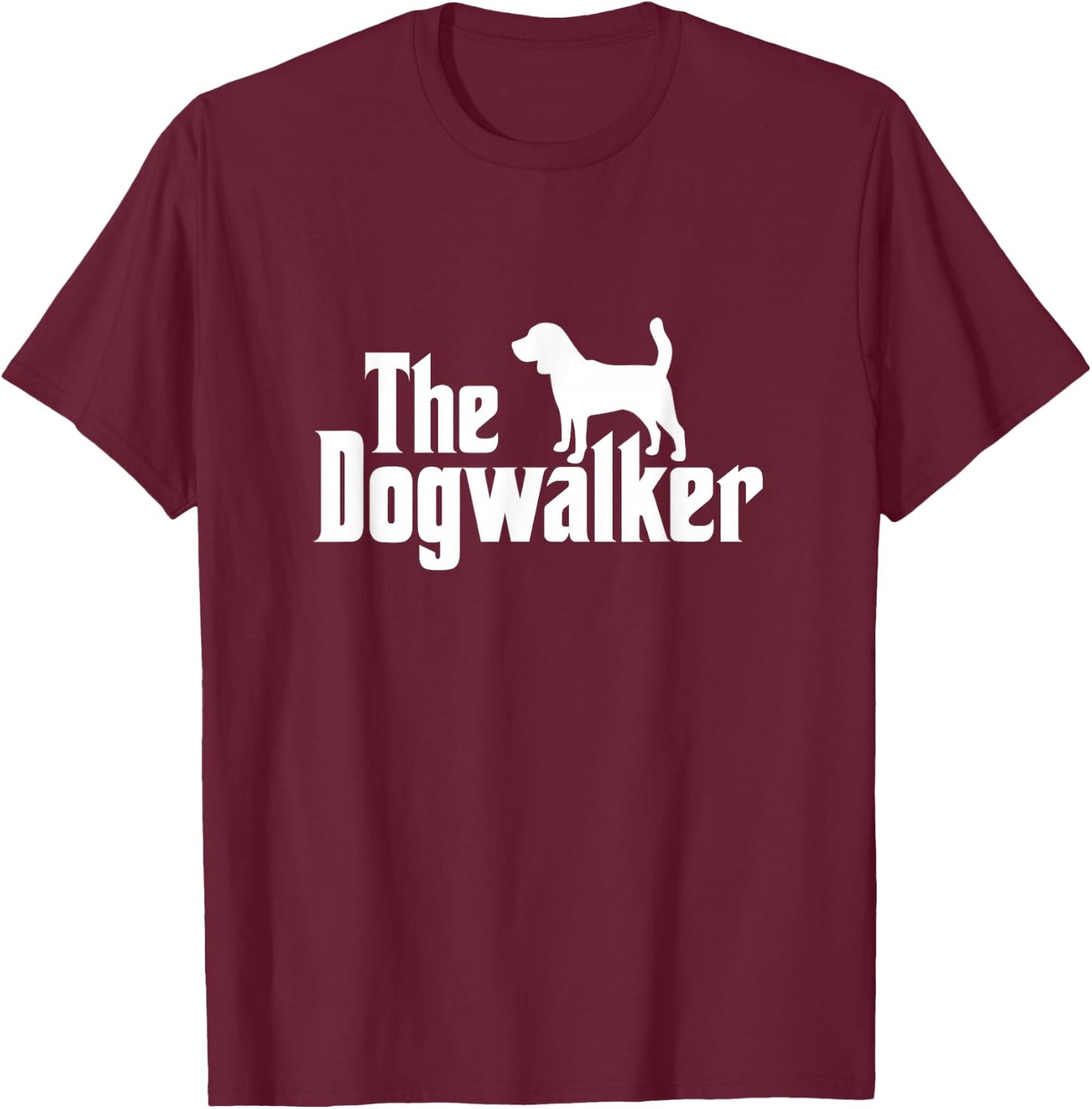 Dog Walker Dog Lover The Dogwalker Professional Dog Walkers T-Shirt - T-Shirt | Maroon