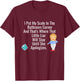 I Put My Scale In The Bathroom Corner - Funny Chubby T-Shirt - T-Shirt | Maroon
