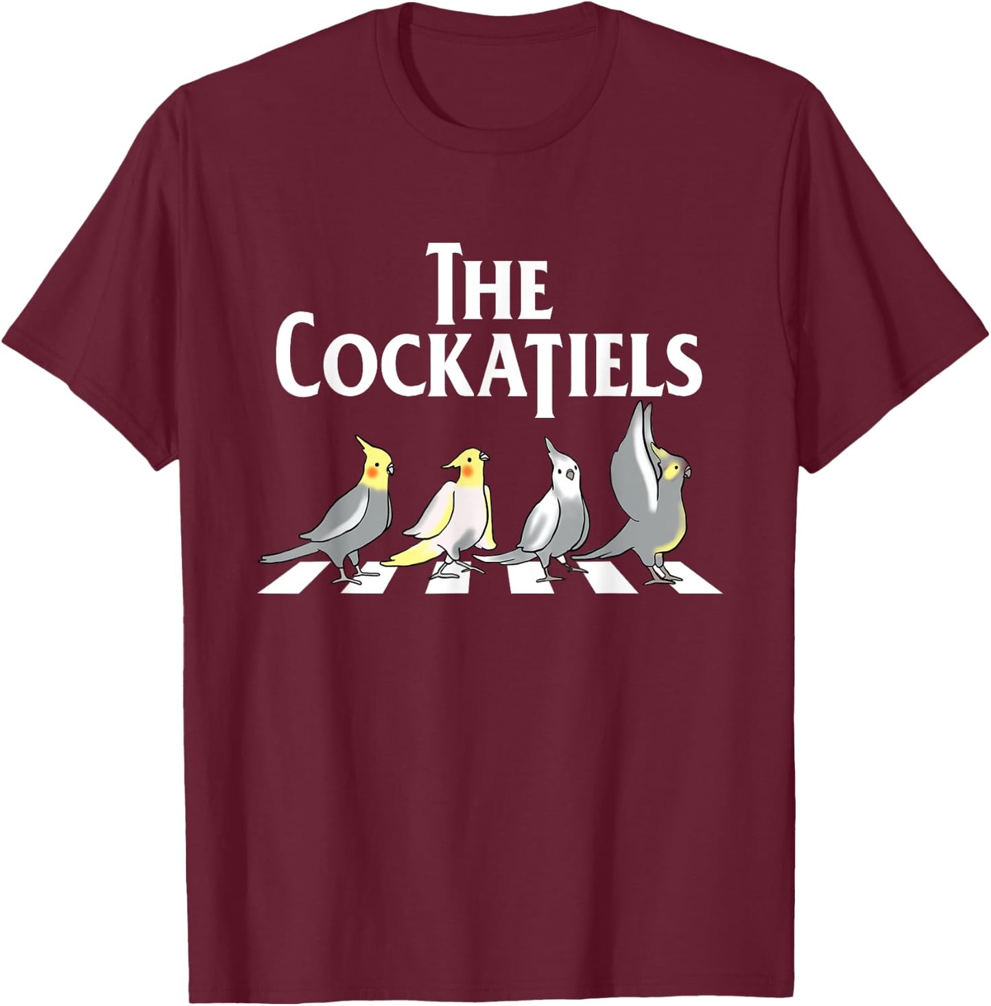 The Cockatiels - Weiro Bird Quarrion Parrot Lover T-Shirt - T-Shirt | Maroon
