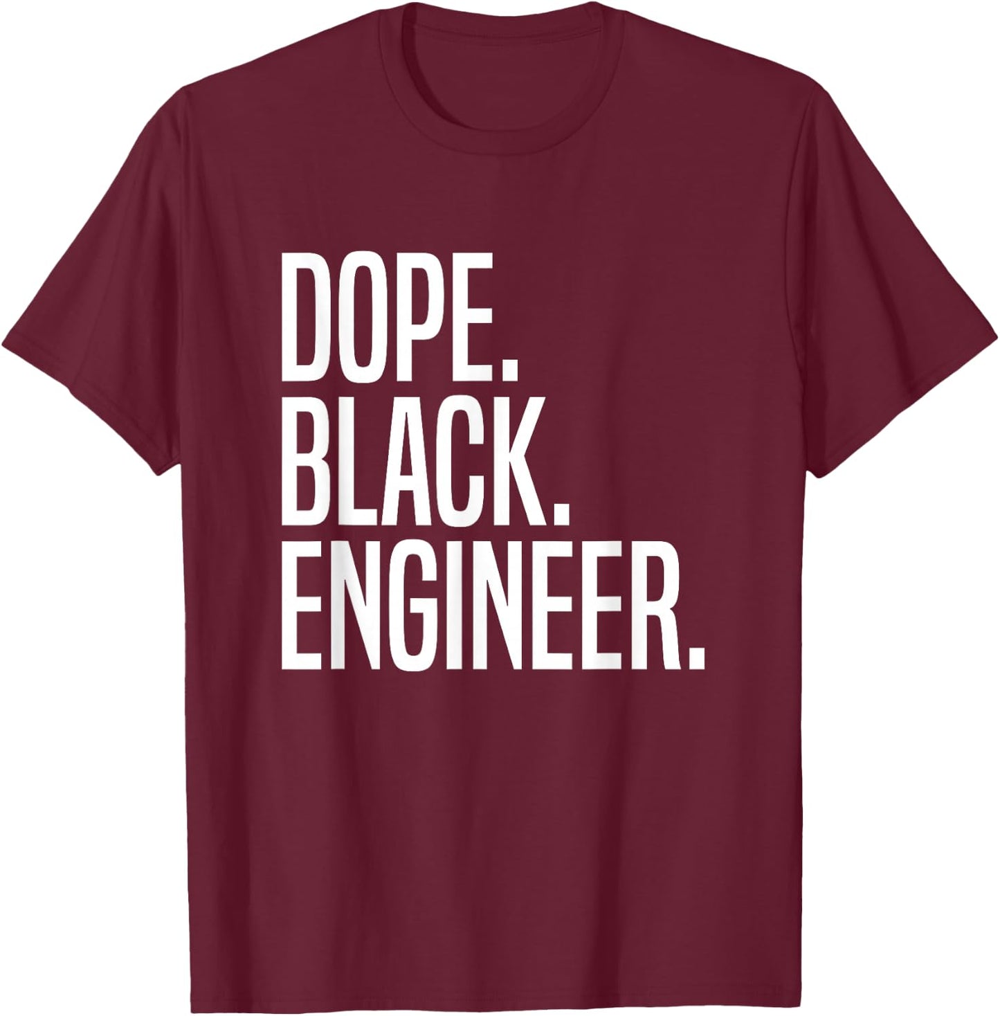 Dope Black Engineer T-Shirt - T-Shirt | Maroon