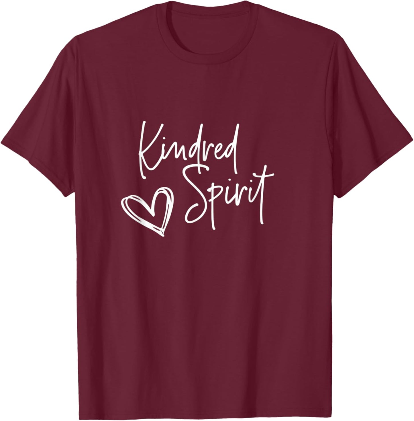 L.M. Montgomery Green Gables Quote Kindred Spirit T-Shirt - T-Shirt | Maroon