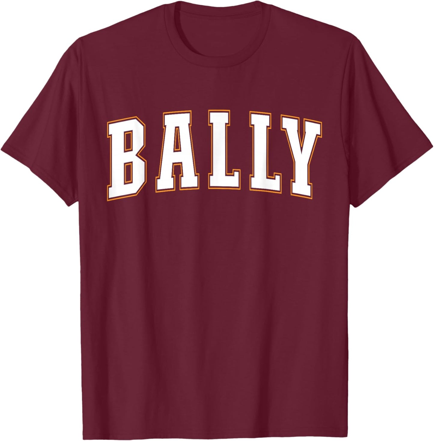 Bally India Proud Indian Vacation Souvenir Bally T-Shirt - T-Shirt | Maroon