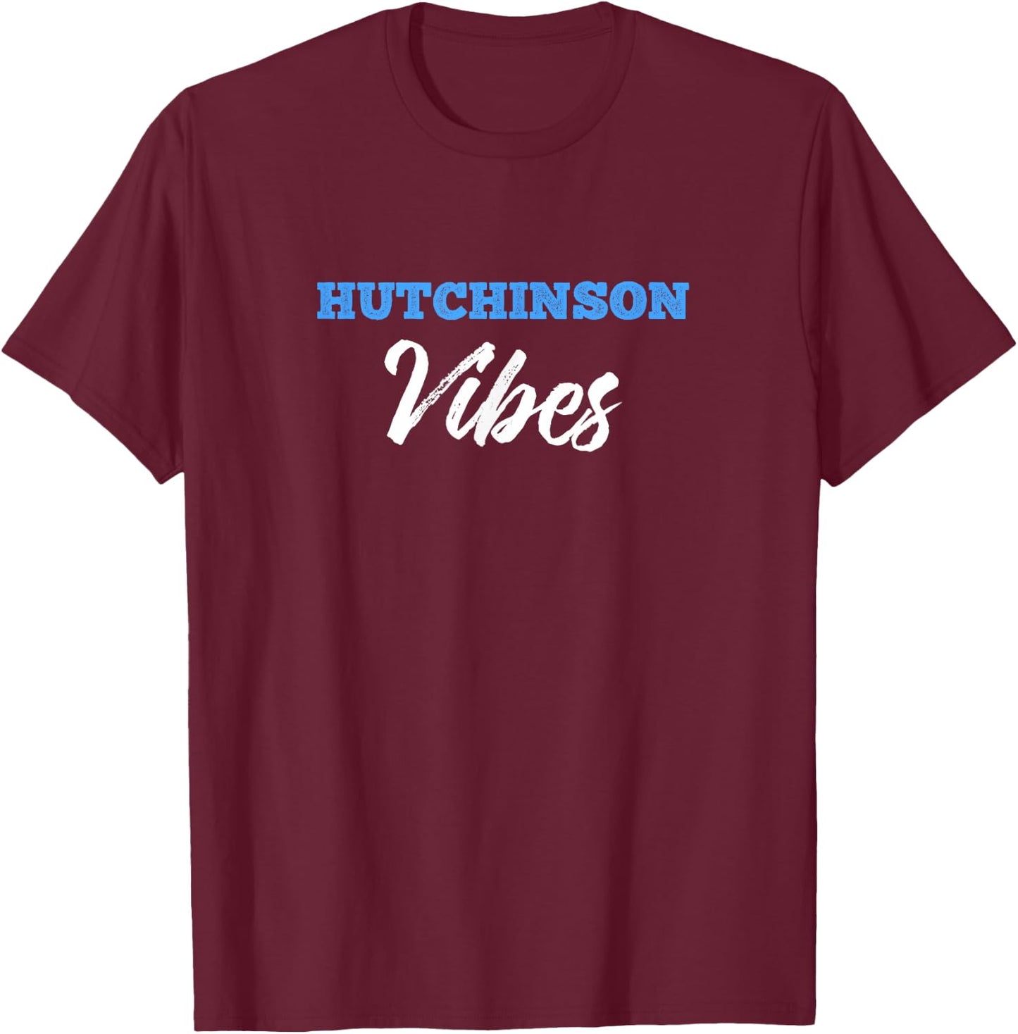 HUTCHINSON Vibes Simple City HUTCHINSON T-Shirt - T-Shirt | Maroon